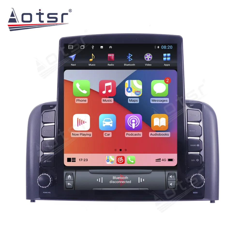 

Автомобильное радио, GPS-навигатор, вертикальный экран, для Volvo S80 1998-2006, Android10.0