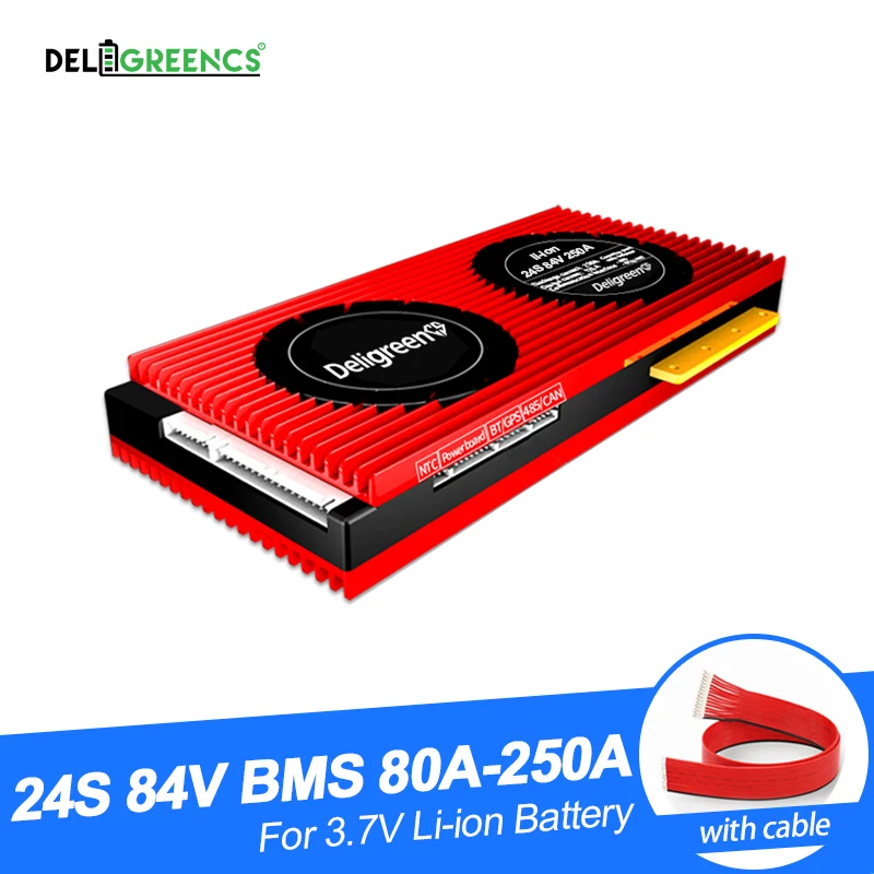 24S 80A 100A 120A 200A 250A 84V BMS Защитная схема для 3 7 в литий ионная полимерный аккумулятор