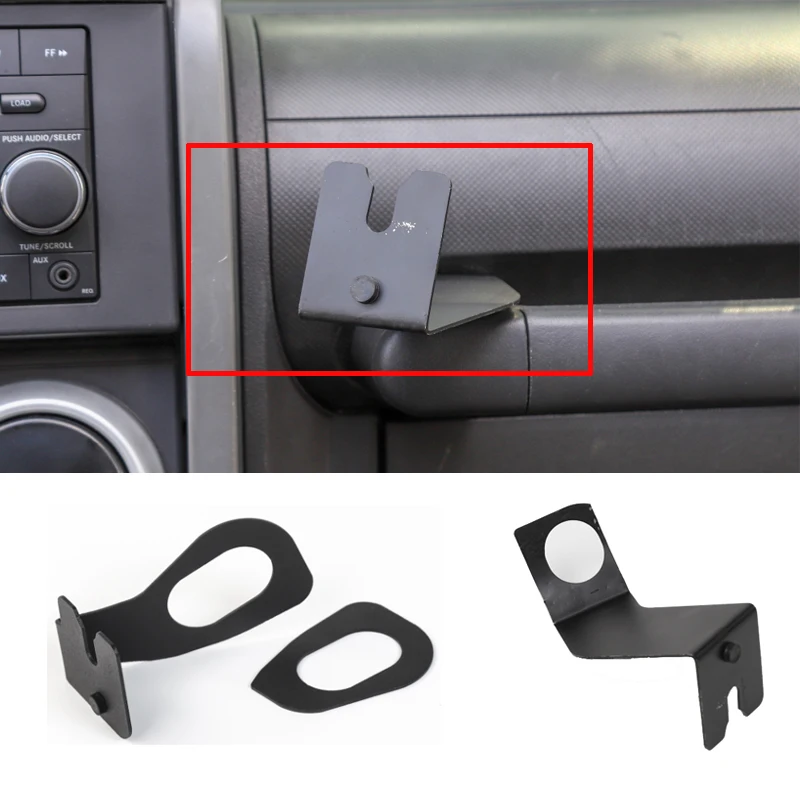 

YCCPAUTO Interphone Holder For Jeep Wrangler JK 2007-2017 Metal Iron Car Bracket Auto Accessories