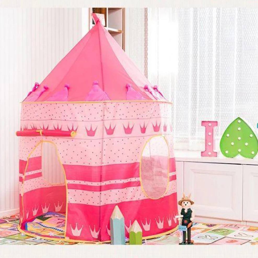 Детская Юрта палатка складная детская игра Домик принцессы комната игрушечный
