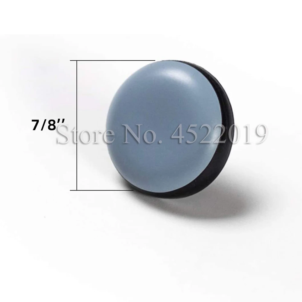 48Pcs Furniture Glide Nail-on Plastic Slider Pad Floor Protector for Wooden Leg Feet of Chair Table Sofa(Φ19mm or 0.75") |