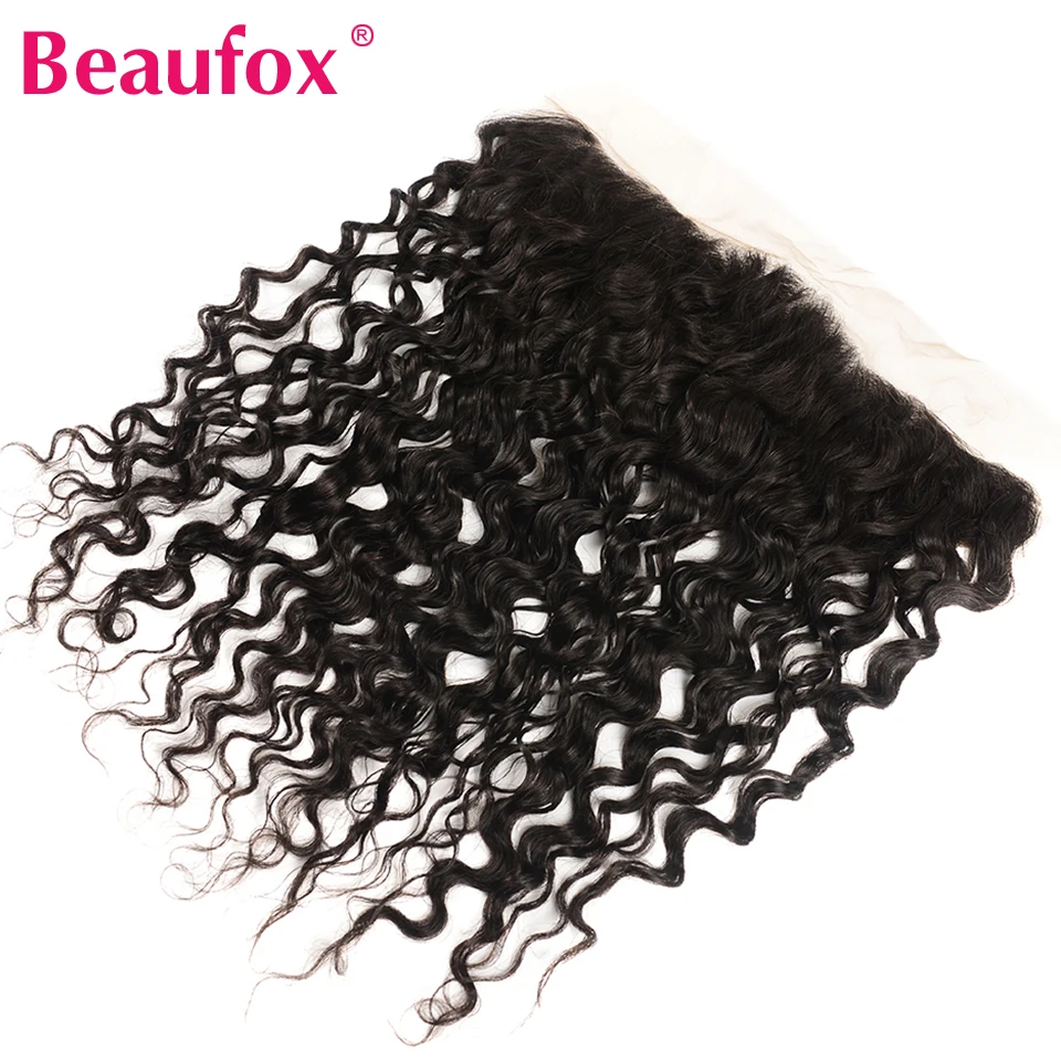 Beaufox бразильские волнистые от уха до кружевные фронтальные 100% человеческие