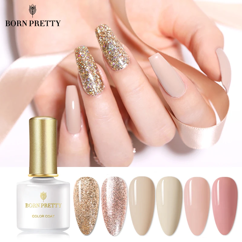 BORN PRETTY 6 мл Гель лак для ногтей цвет насыщенный отмачиваемый УФ гель Лак чистый