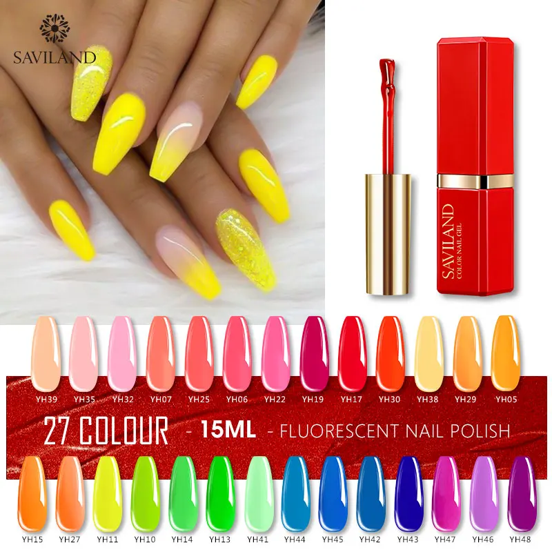Флуоресцентный Гель лак для ногтей 27 цветов|Гель ногтей| |