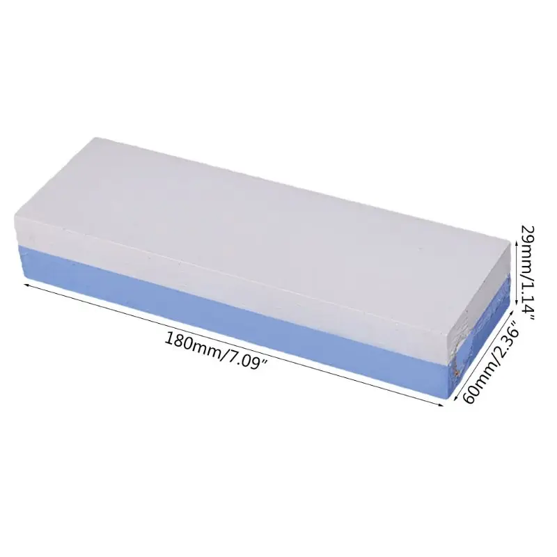 

Double-Sided Knife Grinder Stone Grit 400/1500 Whetstone Bamboo Base Professional Sharpener Kitchen Tool