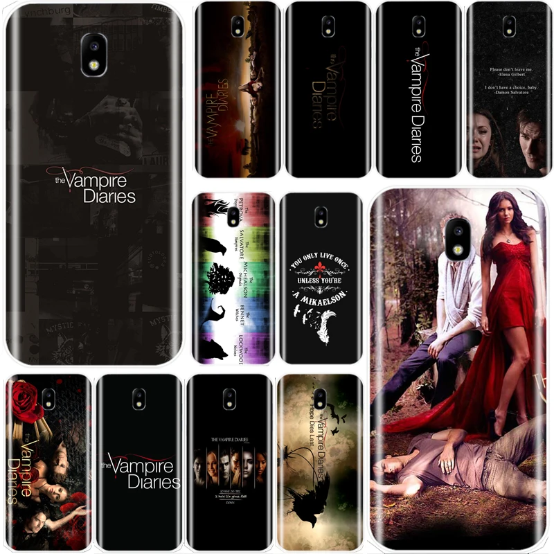 Чехол Vampire Diaries из мягкого силикона и ТПУ для Samsung Galaxy J3 J4 J5 J6 J8 2018 J7 2016 2017|Бамперы| |