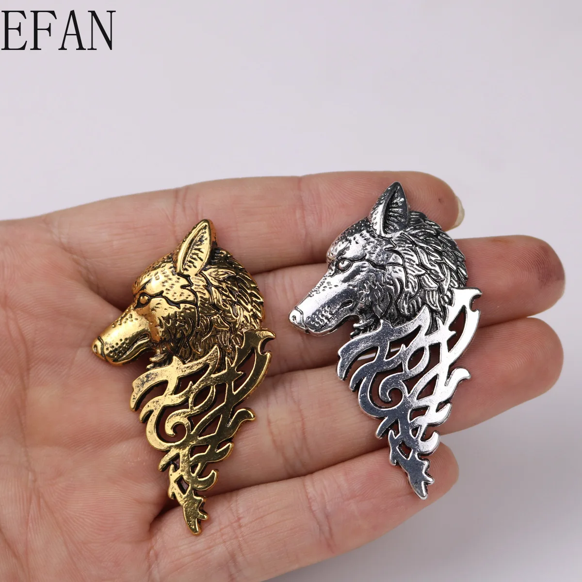 Новый Волк Тотем голова брошь значок Для мужчин Rushed Pin Мэри Кай броши для костюма