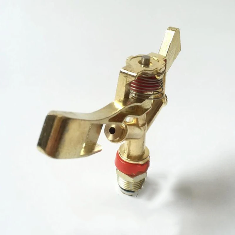 

1pcs Water Sprinkler Spray Nozzle Metal Non-controllable Lawn Garden Sprinkler Irrigation Rotating Double Nozzle