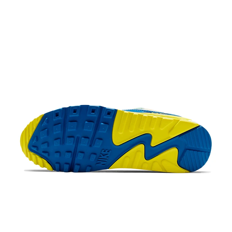 Оригинальные мужские кроссовки для бега от NIKE AIR MAX 90, новые цветные легкие Нескользящие модные Оригинальные кроссовки AJ1285
