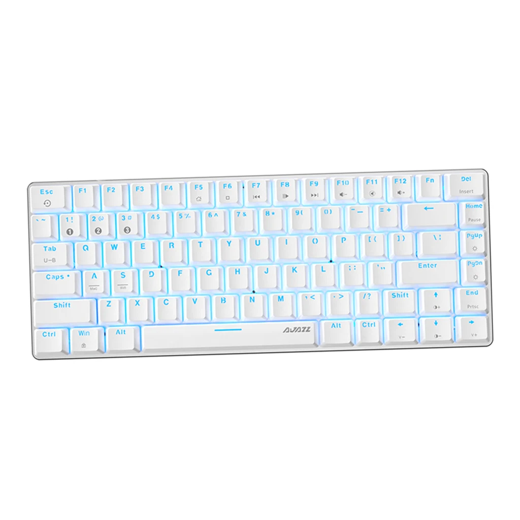 Клавиатура Ajazz AK33 механическая перезаряжаемая Bluetooth 5 0/Type-C с красными
