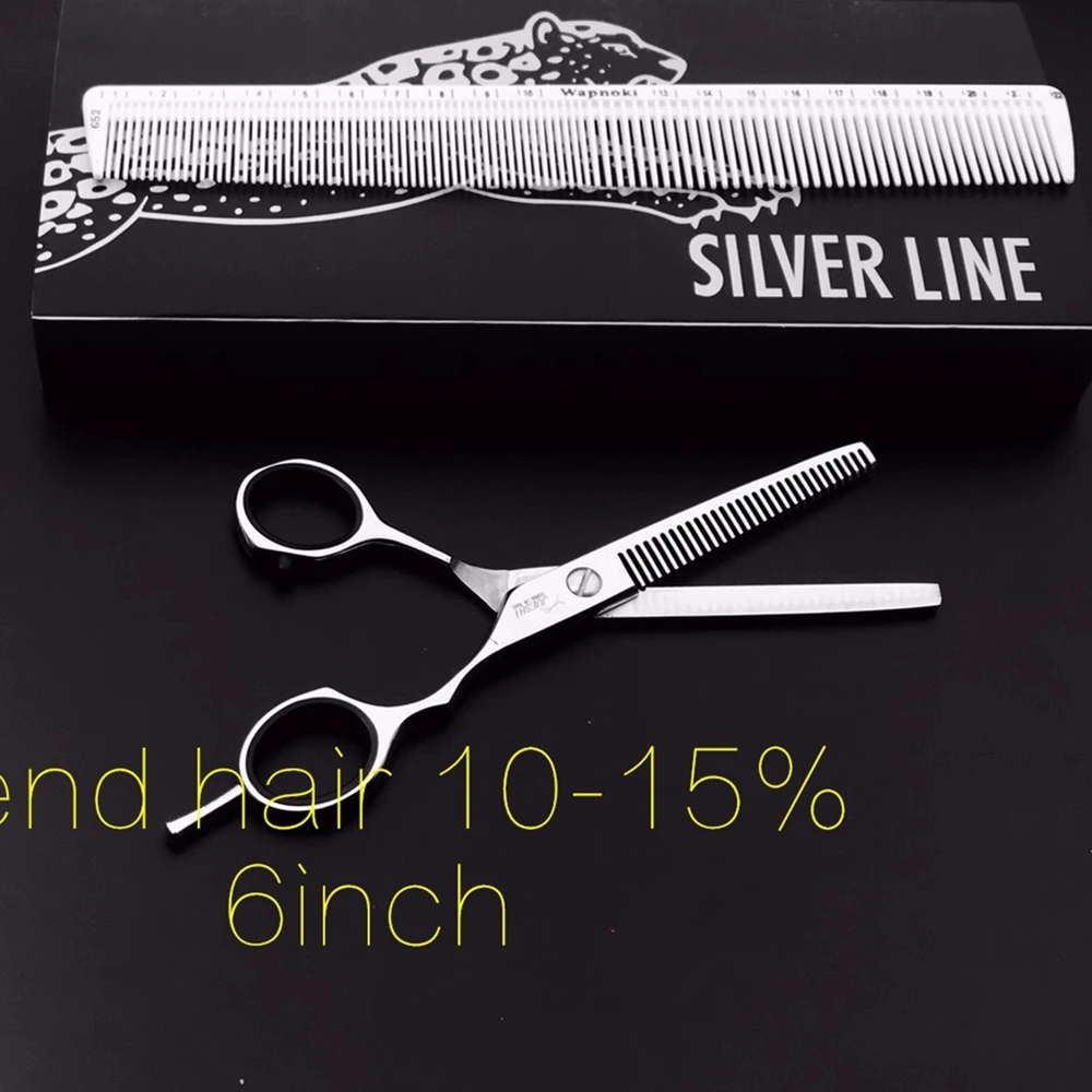 

6 Professional Hair Salon Structure Scissors Set Cutting Barber Haircut Thinning Shear Scissors Hairdressing Hair Tools Scissors