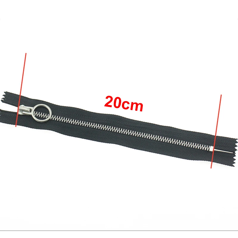 2 шт. 5 # металлическая молния Платина закрытый конец автоматический замок круглый