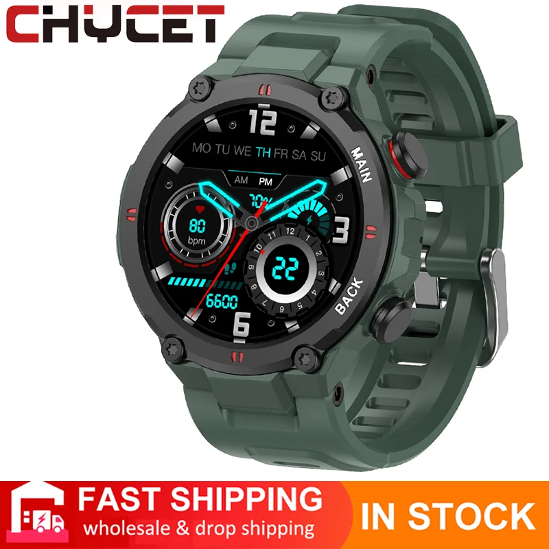 

CHYCET 2021 Full Touch Screen Smart Watch Men Women Heart Rate Blood Pressure Monitor Fitness Tracker Smartwatch for Android IOS