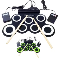 folding hand roll up thicken silicone kids electronic drum percussion instrument kids electronic drum percussion instrument kids