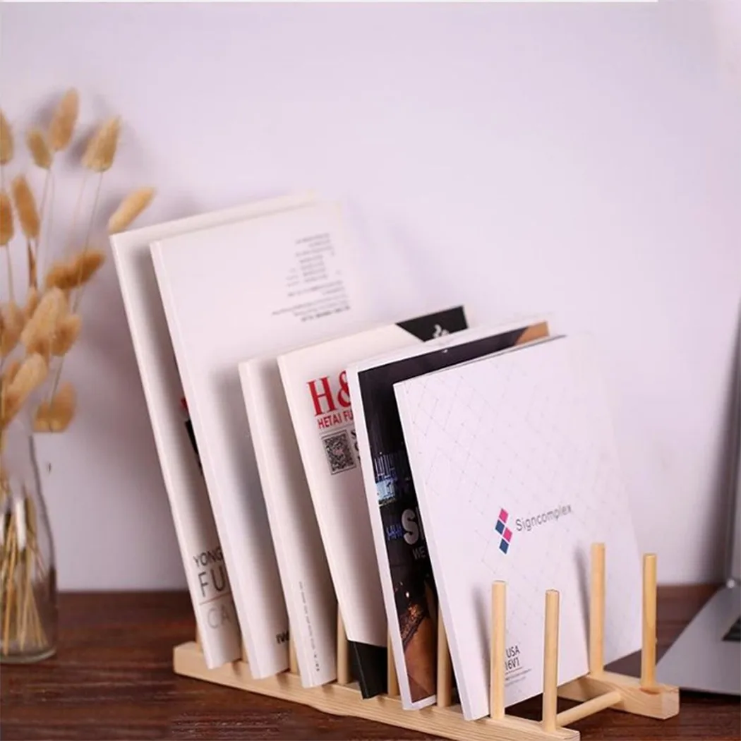 

Wooden Dish Rack Solid Wood Drain Shelf Tableware Storage Plate Rack