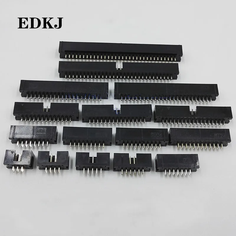 

10 шт., прямые патроны DC 3 6P 8P 10P 14P 16P 20P 26P 30P 34P 40P 50P 2,54 мм
