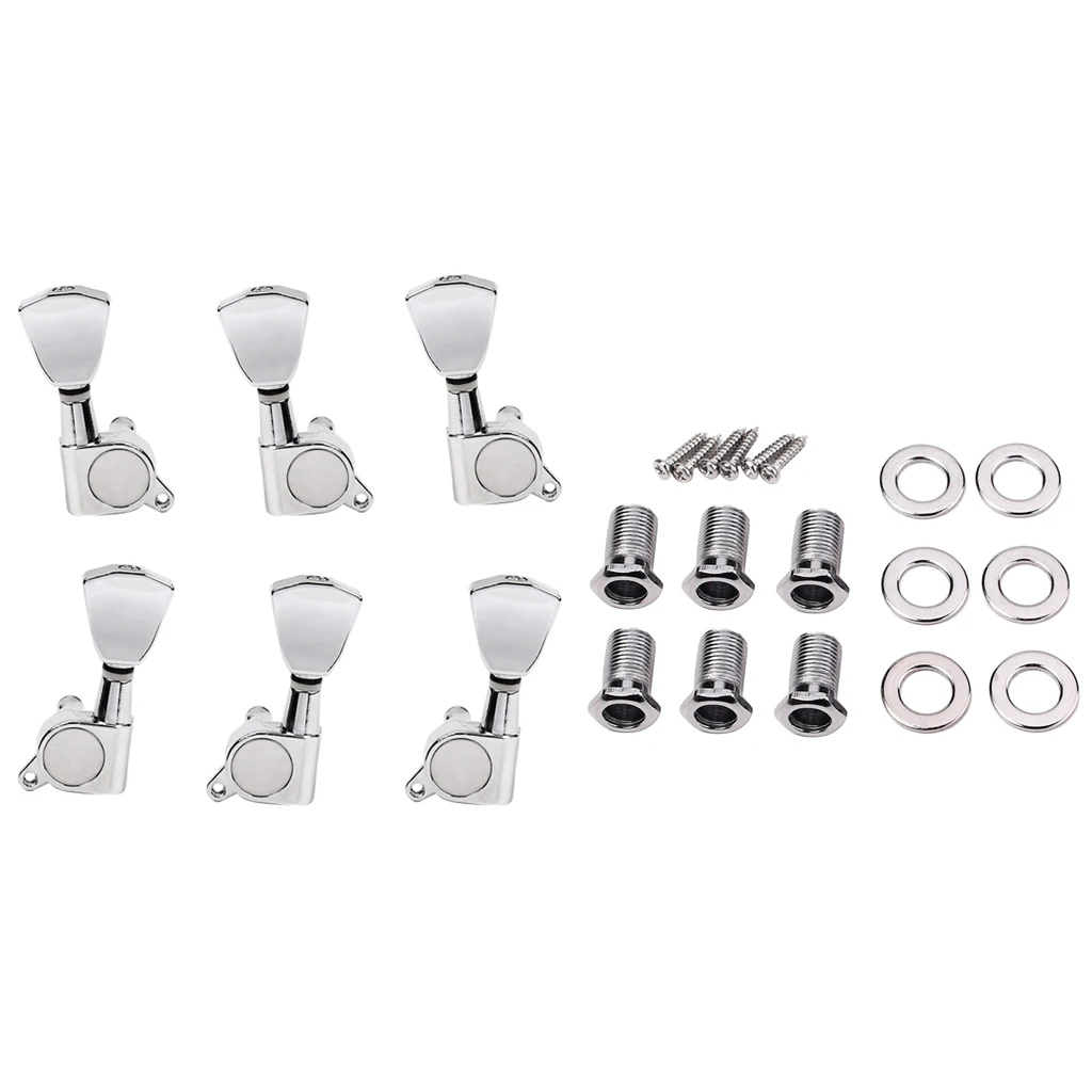 

6 Pieces 3R 3L Guitar Tuning Pegs Machine Heads For Acoustic Electric Guitar