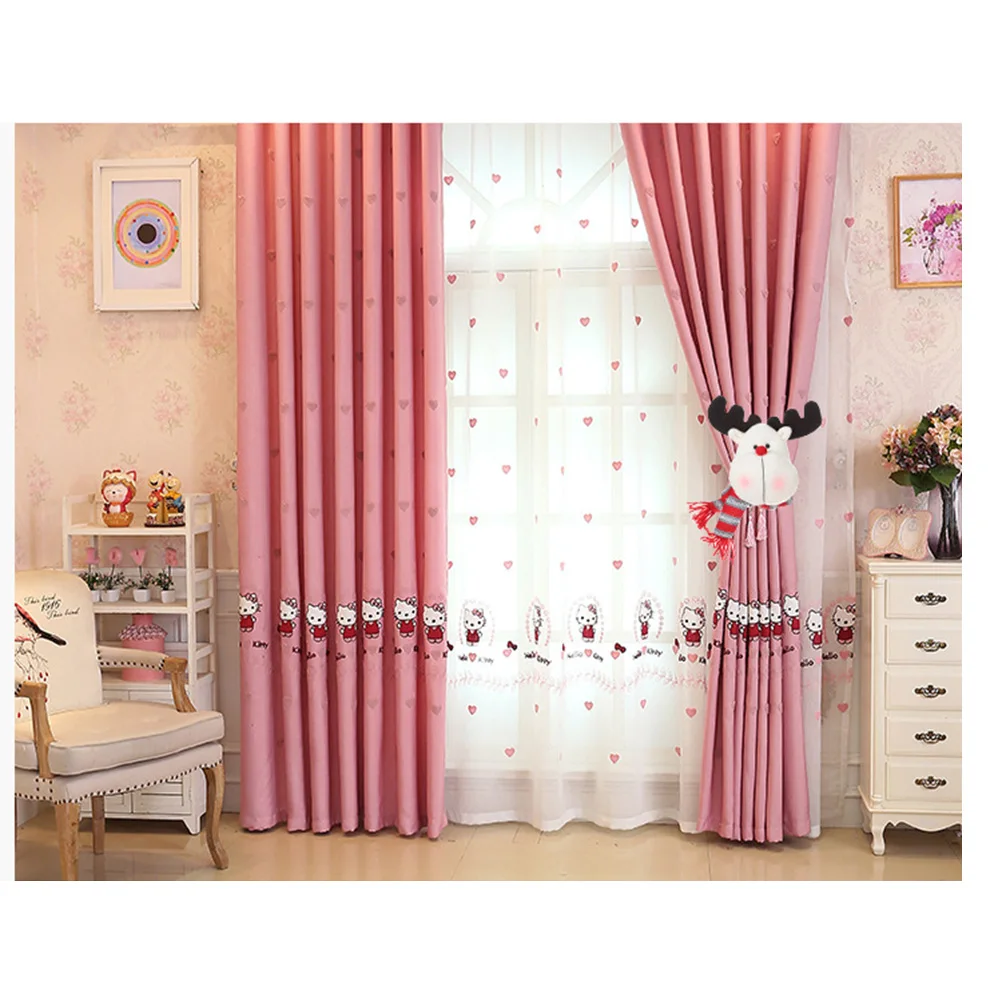 Рождественская Пряжка для занавесок с рисунком лося держатель спальни занавеска