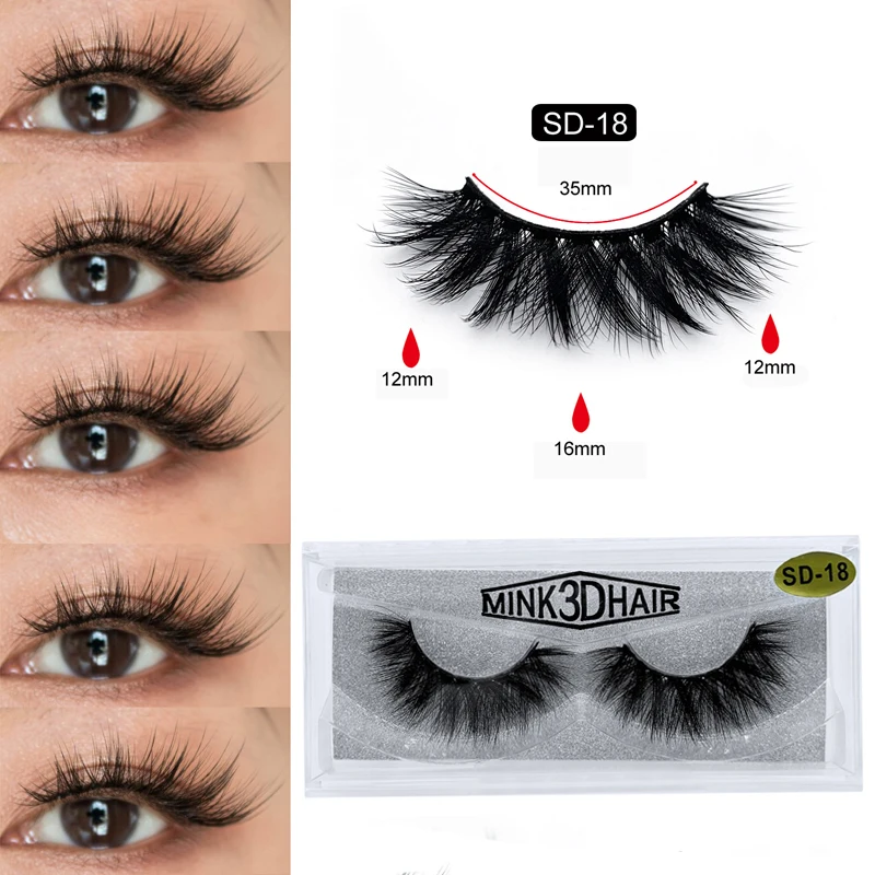 Объемные норковые ресницы легкие веерные для наращивания эффектные густые