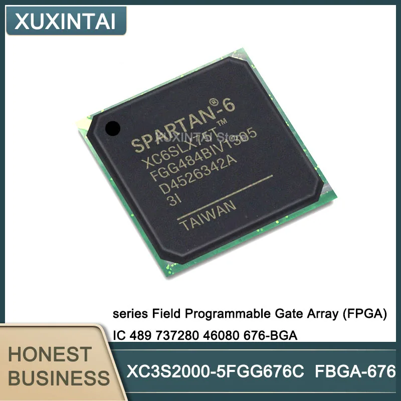 

5Pcs/Lot XC3S2000-5FGG676C XC3S2000 series Field Programmable Gate Array (FPGA) IC 489 737280 46080 676-BGA