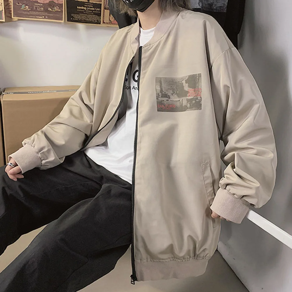 Женская Повседневная Свободная куртка большого размера для молодых мужчин в