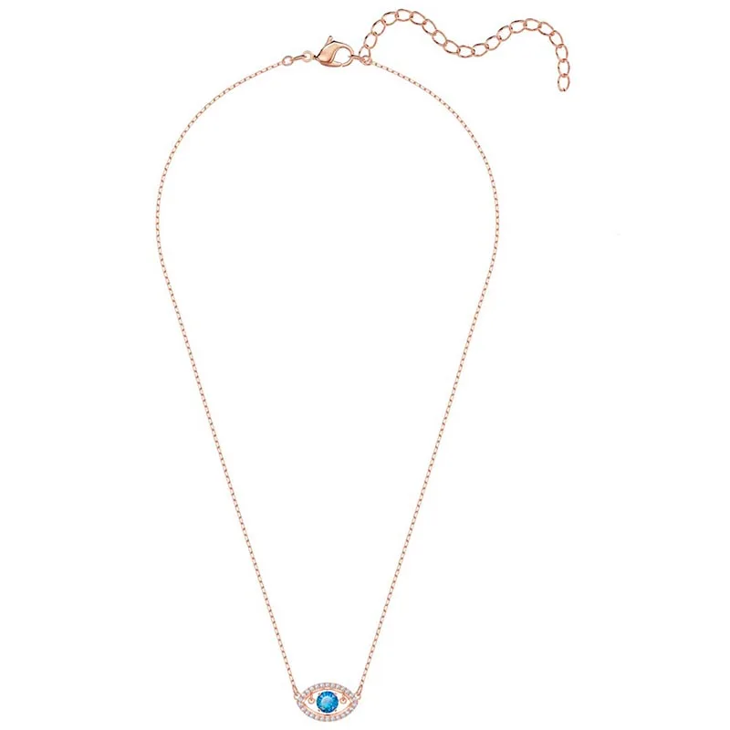 

SWA High-quality Exquisite Rose Gold Beating Heart Necklace, Romantic And Simple Ladies Jewelry For Girlfriend's Birthday Gift