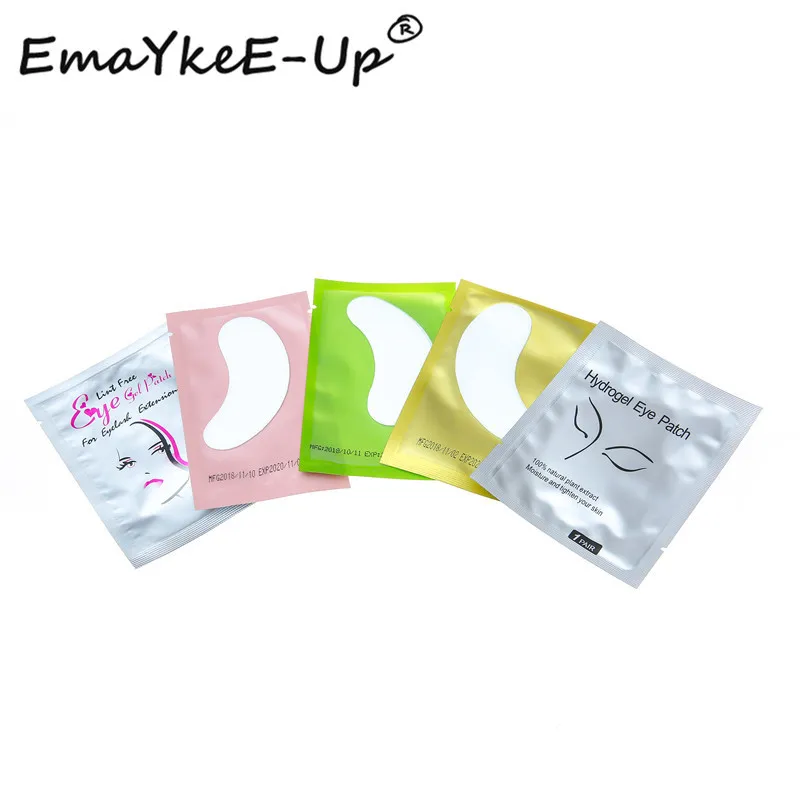 Патчи гелевые безворсовые гидрогелевые для наращивания ресниц 100 пар | Красота и