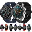 Ремешок силиконовый для Huawei Watch gt 2 Pro 46 мм, браслет для Galaxy Active 46 мм HONOR Magic, наручные часы GT2, 22 мм