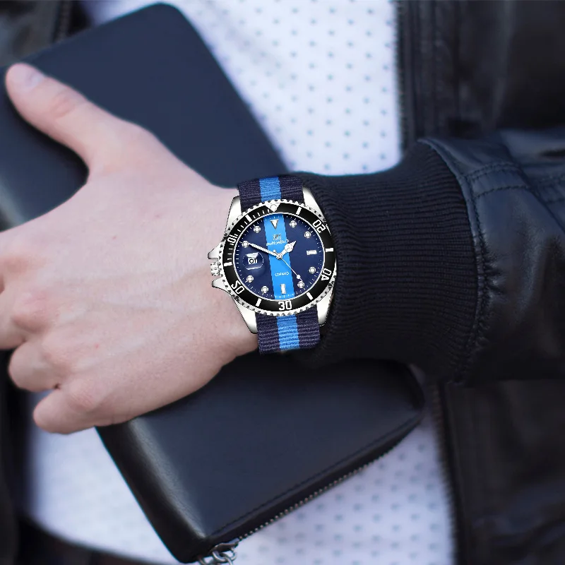 

Explosions Watch nylon band men's watchStudent watch fashion watches Luminous Hands watches Water Resistant watches Quartz