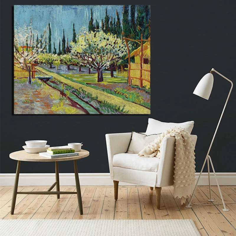 Оригинальная фотография Винсента Ван Гога Картина на холсте декор для гостиной