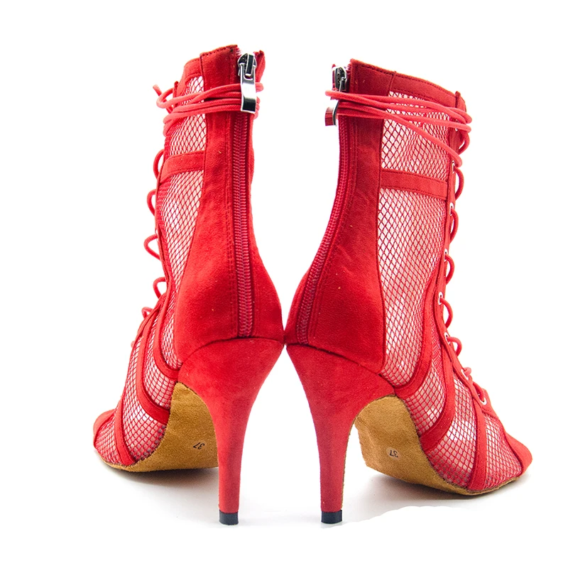 Женская танцевальная обувь в стиле хип-хоп Черная на шнуровке для бальных танцев