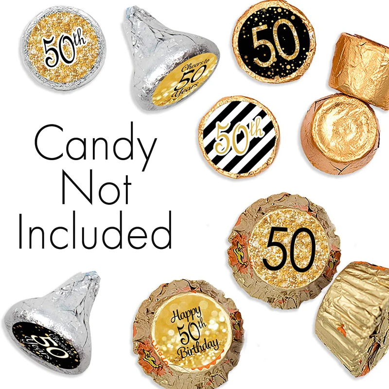 

6 sheets 216pcs happy 30th 40th 50th 60th 70th 80th birthday paper stickers cheer birthday Gift Box Anniversary party decor