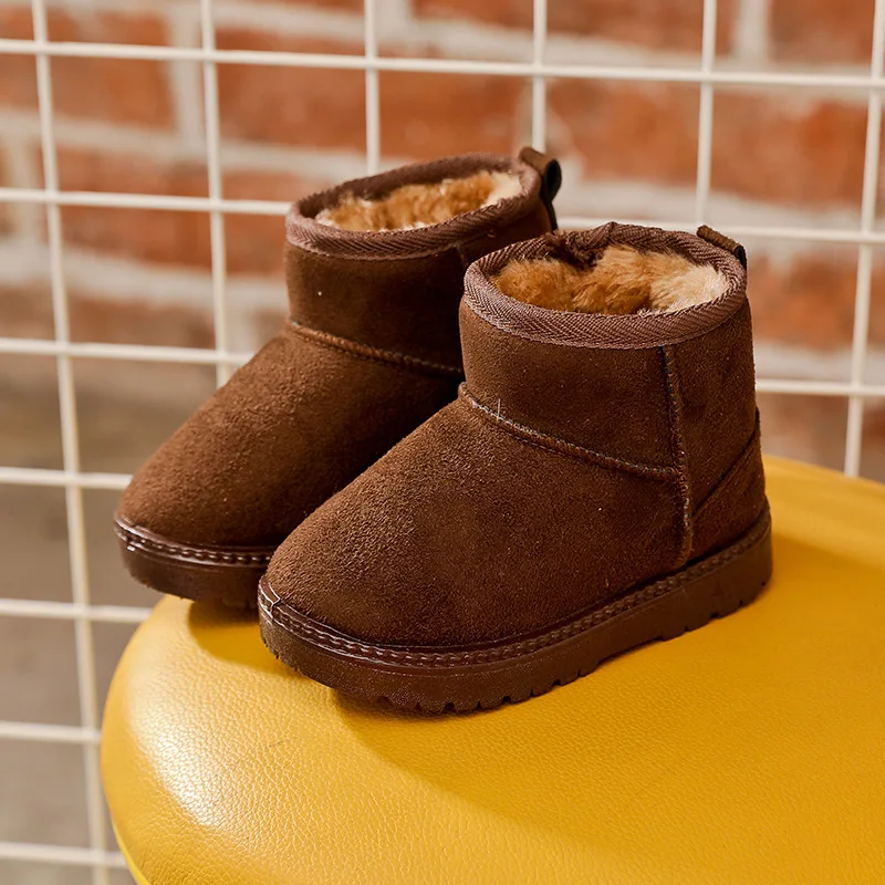 Зимние сапоги CUZULLAA для мальчиков и девочек детские зимние детская обувь с мехом