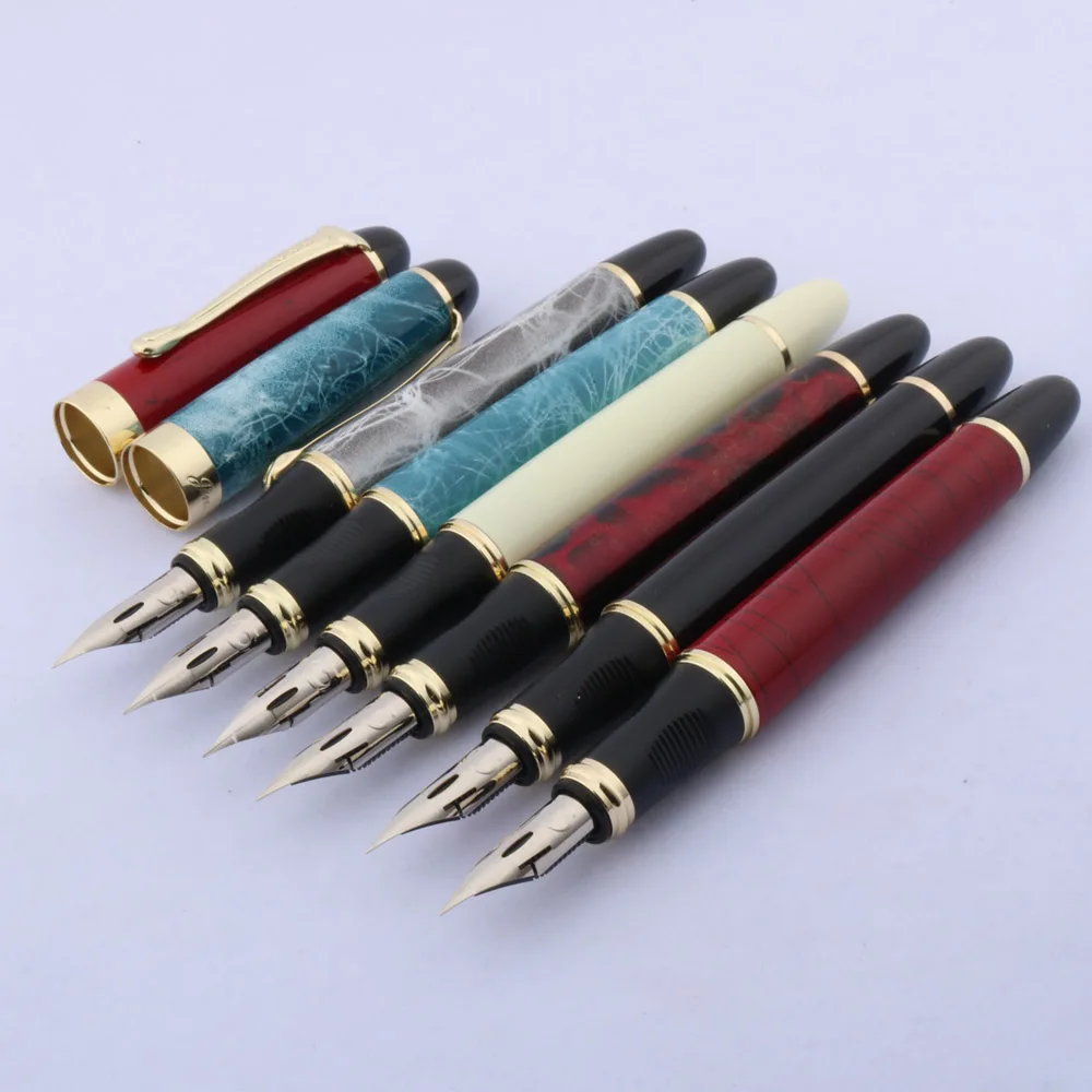 JINHAO 450 G перо металлический золотой изменение каллиграфии круглая форма зеленый