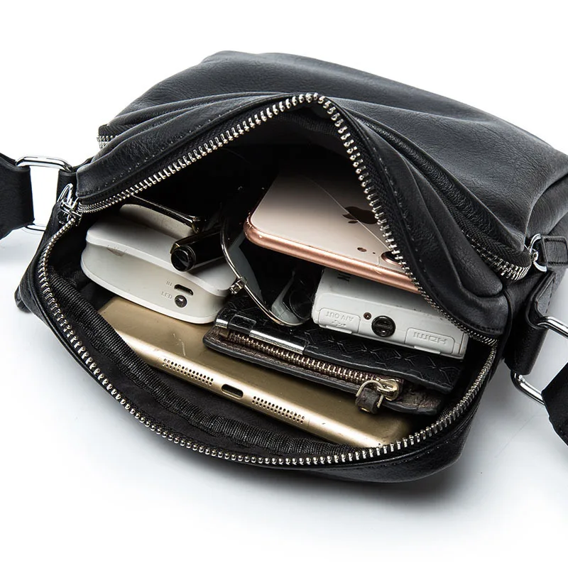 Модная однотонная вместительная сумка Youda через плечо из искусственной кожи