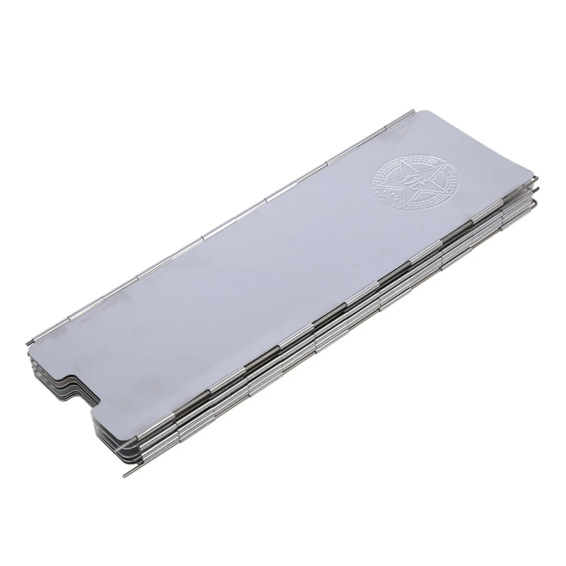 8-Plate Aluminum Alloy Camping Cooker Stove Foldable Wind Shield Screen | Спорт и развлечения