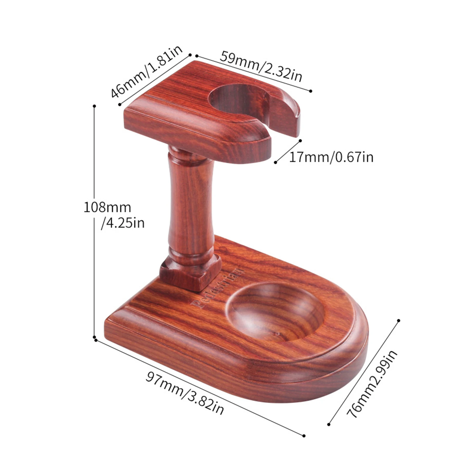 

Tobacco Pipe Holder Sandalwood Smoking Pipe Holder Classic Retro Display Stand Rack