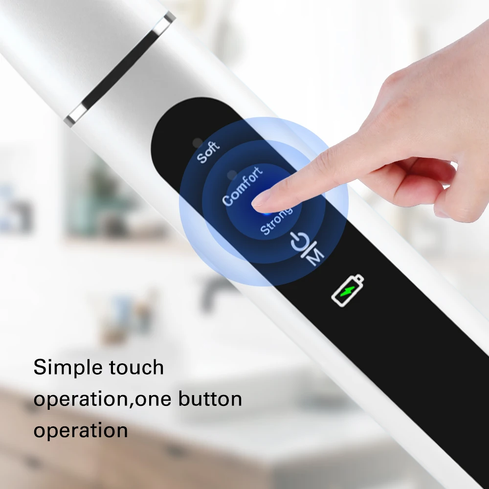 

3 Mode Ultrasonic Dental Scaler Smart Screen Water Tooth Cleaner Sonic Calculus Remover Dental Scaling Tools Portable Scaler