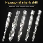 Набор сверл из быстрорежущей стали с шестигранным хвостовиком, 14 дюйма, 6 шт.