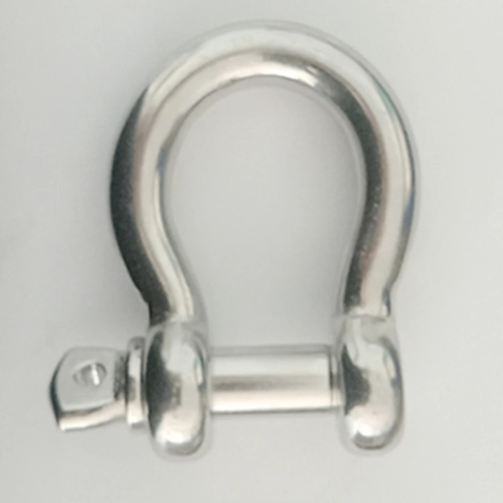 

304 Stainless Steel D Bow Shackle Pin Joint Connect Anchor Buckle, 1-1/8inch