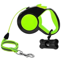 reflective dog harness automatic retractable traction rope dogs cats walking pet leash lead for small medium dogs 358m