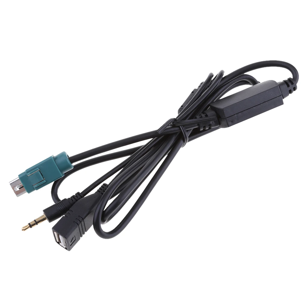 USB AUX аудио кабель автомобильный Музыка разъем адаптер для IPhone/iPod|Кабели передачи