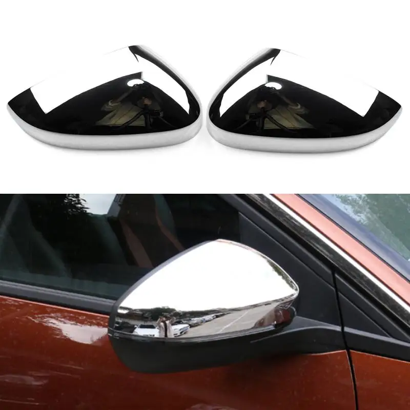 

Chrome Rearview Side Mirror Cap Cover Overlay For Peugeot 3008 5008 2016 2017 2018 2019 2020