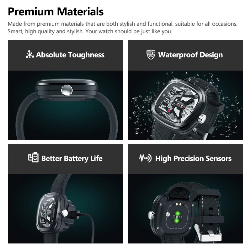 Новинка Zeblaze Hybrid 2 Smartwatch кровяное давление 50 м водонепроницаемый отслеживание
