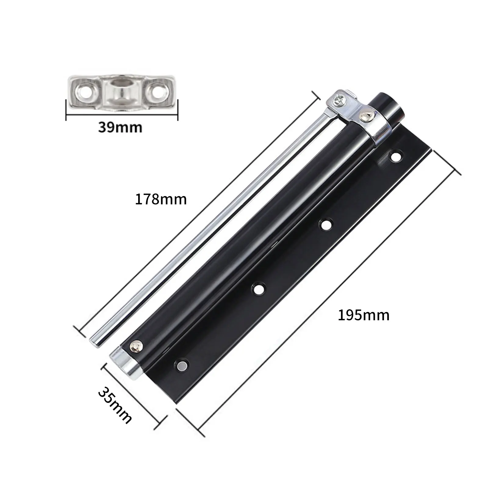 Регулируемый дверной автоматический доводчик алюминиевый сплав автоматическая