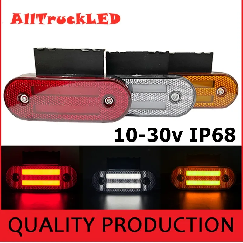 Светодиодный желтый габаритный фсветильник рь для грузовика 10 шт. 24 В |