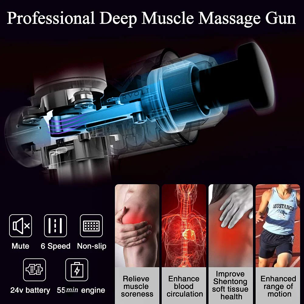 Muscle Massage Gun Body Massager Therapy Massager Exercising Muscle Pain Relief Body Shaping Recovery Muscle Relax Massagea