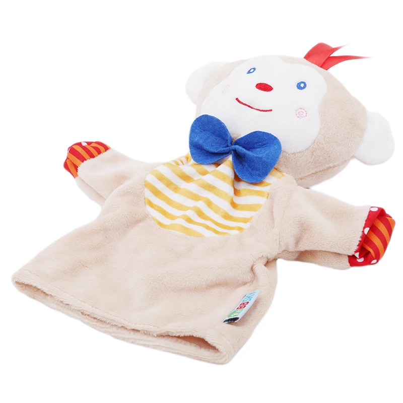 

Soft Educational Birthday Baby Toys Puppet Show New Hot Sale Monkey Cute Hand Puppets For Child Baby Favor Plush Dolls