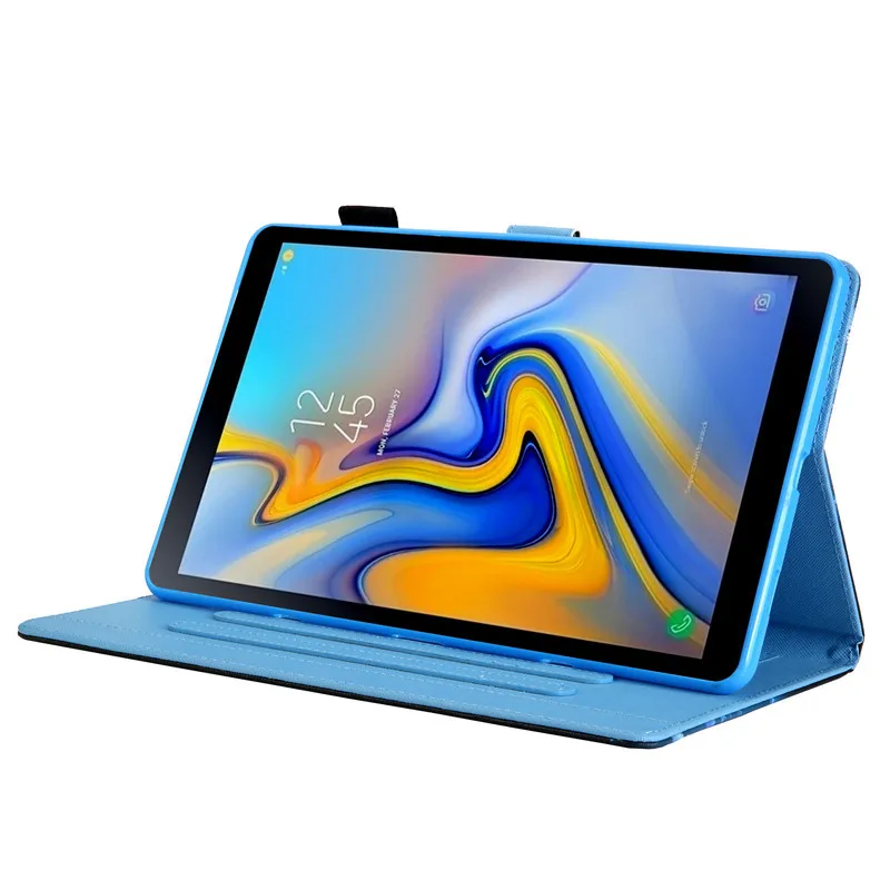 Панда мелам флип смарт-чехол для Samsung Galaxy Tab A7 10 4 2020 T500 T505 слот карт с функцией