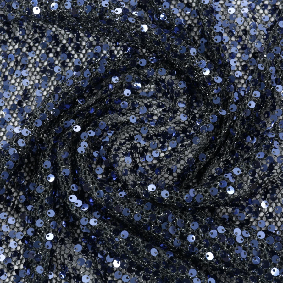 5 ярдов трехмерная рыбья шкала вышивка ткань новая Блестки с блестками и вышивкой